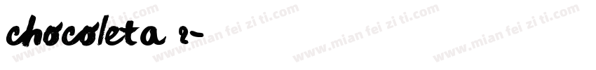 chocoleta 2字体转换